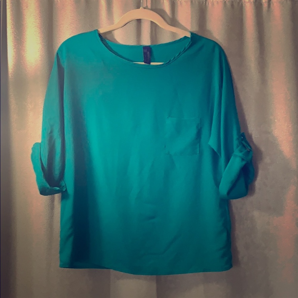 Teal tunic